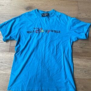 Vintage Disney world embroidered shirt